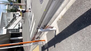 【4日間分の行き帰り収録！】グレーチェックめくりました③ voyeur jp 2