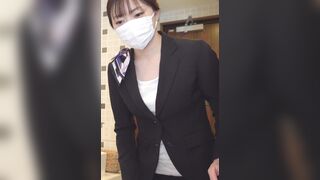 【ホテルウーマン】絶景大開脚！下から見えた大陰唇丸見え少面積Tバック voyeur jp 4