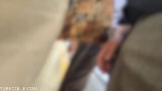 痴かん狂信者 #87【★3】巨乳ニットくびれ美女の巨尻に押し付け＆お触り、抵抗する手の平に擦りつけ voyeur jp