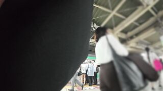 痴かん狂信者 #157【★5】長身細身美女の生尻揉み、ガッツリ指入れで激しく抵抗！逃げるように降車！ voyeur jp