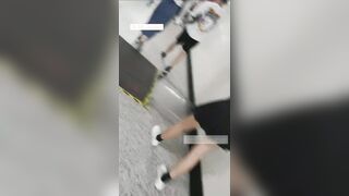 【バレ睨み❤】真夏のJK　生足に直ぶっかけ❤❤【３人分】 jvip