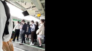 梟の痴漢報告069（韓流ミニワンピ女子大生に生マンしたら過去1の濡れマン） jvip