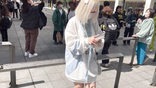 [4K]10代！？トー横キッズのパンツとブラ全部見れた！ jvip