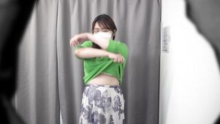 ※購入者特典付き【触診、口腔の羞恥検査⑥】おっとり系ママさんをじっくり検査。口マ●コから溢れ出る愛液。 voyeur jp