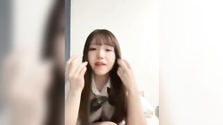 【無修正】SSSで可愛い女の子☆丸見えでオナニーしちゃう(⋈◍＞◡＜◍)。✧♡ jvip