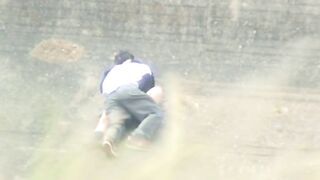 投稿!! 制服カップル対岸はハッテンバ!! voyeur jp 150526