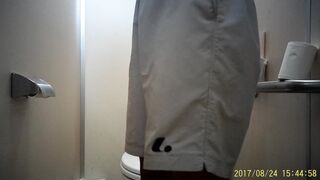 Tennis㊴ ４名収録！お腹が痛くていきみ顔＆中腰おしっこ娘＆美人なお姉さん(^o^)／ voyeur jp 160526 08