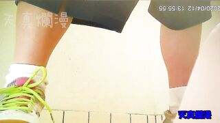 大会トイレチェックvol.35 薄々毛から剛毛まで全6名 voyeur jp 170526