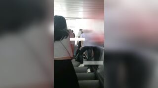 【バレ睨み❤】真夏のJK 生足に直ぶっかけ❤❤【３人分】 voyeur jp 180526