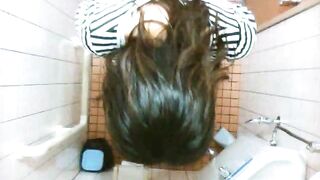 コンビニ和式トイレ1（5人） 3カメ（後方、天井、姿） voyeur jp 1