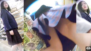 プライド高そうなツンデレ制服kちゃん 顔は超美人だけどお子様パンツ voyeur jp