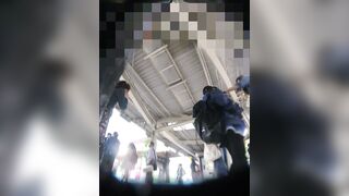 hd顔出し012 クソカワjdちゃんの前かがみピンクp あまりの興奮に声かけ 逆さ撮りパンチラ voyeur jp