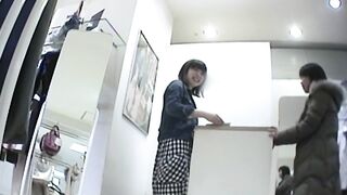 91 キュロット 丸見え店員さん voyeur jp