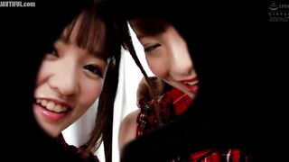 CAWD-029 First lesbian kiss challenge! Forbidden super close sandwi... Reducing Mosaic JAV