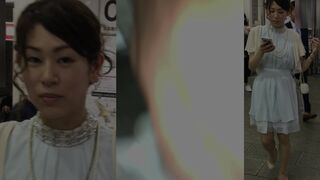 4k bomb k002 水色ドレスのjdちゃんのガータースト 白ペチ voyeur jp