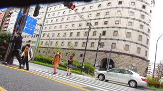 即削除 青チェックスカートjk 新宿付近のヤれそうな子 voyeur jp